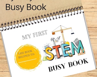 STEM Kit Activities STEM Homeschool Learning DIY stem Activities for kids Science and Engineering Projects for kids Stem Learning Binder Kid