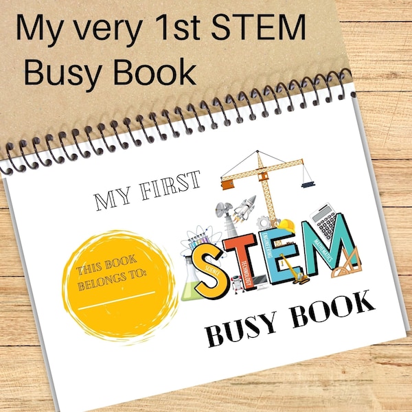 STEM Kit Activities STEM Homeschool Learning DIY stem Activities for kids Science and Engineering Projects for kids Stem Learning Binder Kid