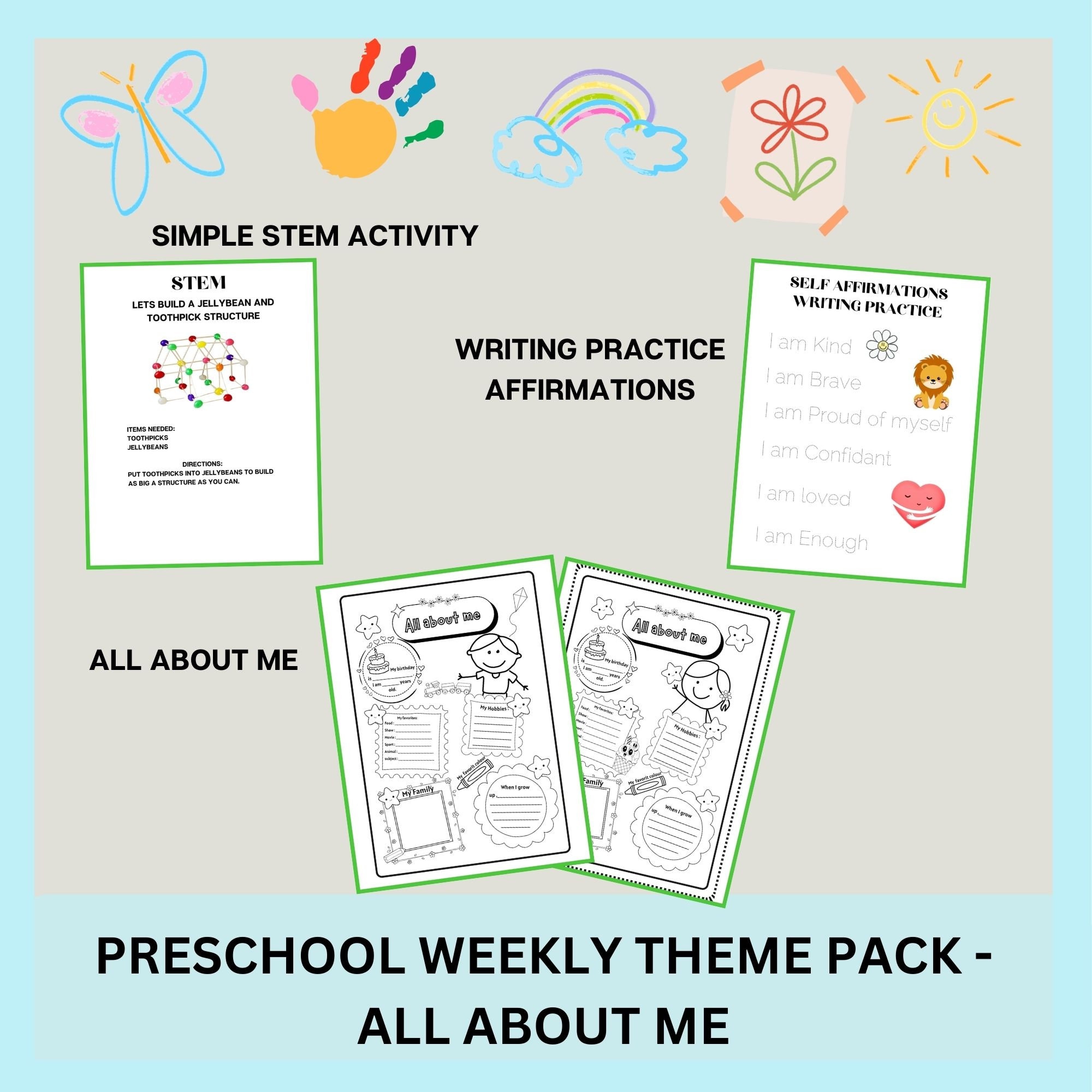 Preschool Curriculum Preschool Worksheets Homeschool Printables ...