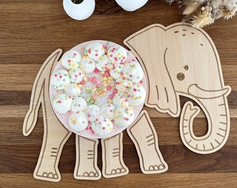Cake topper, elephant, birthday, children's party, decoration cake, safari