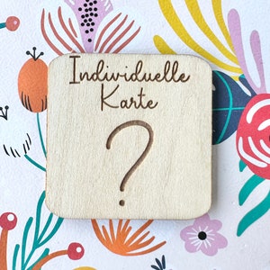 Individuelle und bestehende Karte aus dem Sortiment für den Tagesplan und Wochenplan Kinder