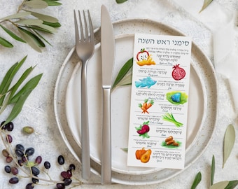 Simanim Card (Digital Download)