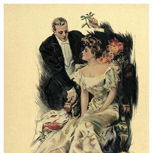 100 ilustraciones vintage de chicas glamurosas de Fisher, Christy y Gibson