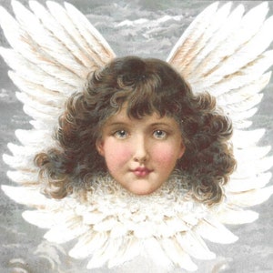Heaven&#39;s Little Angels - Curated collection of 155 victorian to mid-century lithograph illustrations of little angels, cherubs and cupids