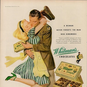 Retro advertentiekunst -100 grote vintage reclame-illustraties in kleur - klassieke snoep- en notenadvertenties