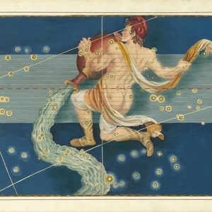 265 große Vintage Astronomie- und Astrologie-Illustrationen, Buchseiten und Himmelskarten