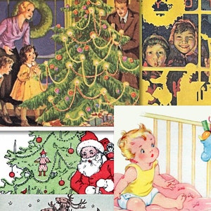 500 illustrations de Noël anciennes