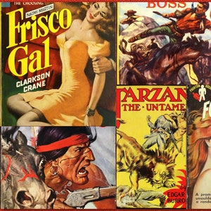 1,725 Vintage Pulp Fiction Covers and Illustrations