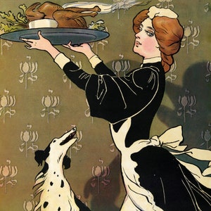 Un buen Día de Acción de Gracias a la antigua usanza: 70 ilustraciones antiguas