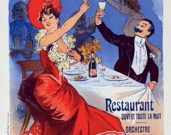 255 Carteles publicitarios del movimiento artístico Belle Époque - Arte parisino del siglo XIX