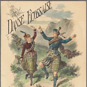 A Dança - 100 Ilustrações Vintage de A Dança - Artistas de Palco, Dança Regional, Trajes, Retratos, séculos XVIII e XIX.
