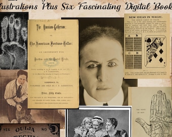 220 Vintage Esoteric and Occult Sciences Book Illustrations and Posters, Plus 6 Digital Publications in .pdf format