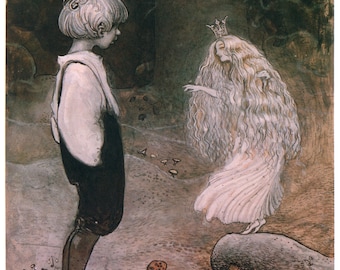 Curated Selection of 150 Fantastical Fairy Realm Illustrations - Large illustrations from Swedish Folklore and Fairytale books.