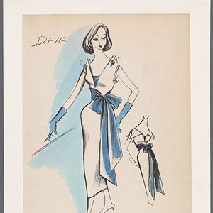 50 illustrazioni vintage ad alta risoluzione di moda degli anni '50 - Moda e design di metà secolo a New York
