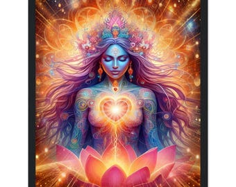 Premium Semi-Glossy Paper Wooden Framed Poster 27x35 cm / 11x14″