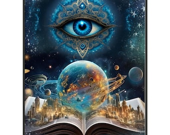 Framed Poster - Black Aluminum Frame, Shatterproof Plexiglass