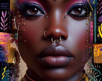 25 Printable Divine Feminine Goddesses of Color Affirmation, Meditation and Empowerment Oracle Cards