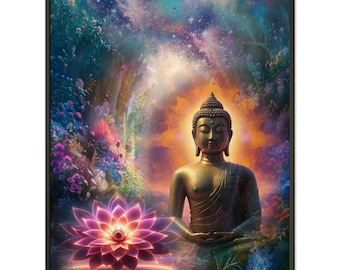 Premium Matte Paper Metal Framed Poster