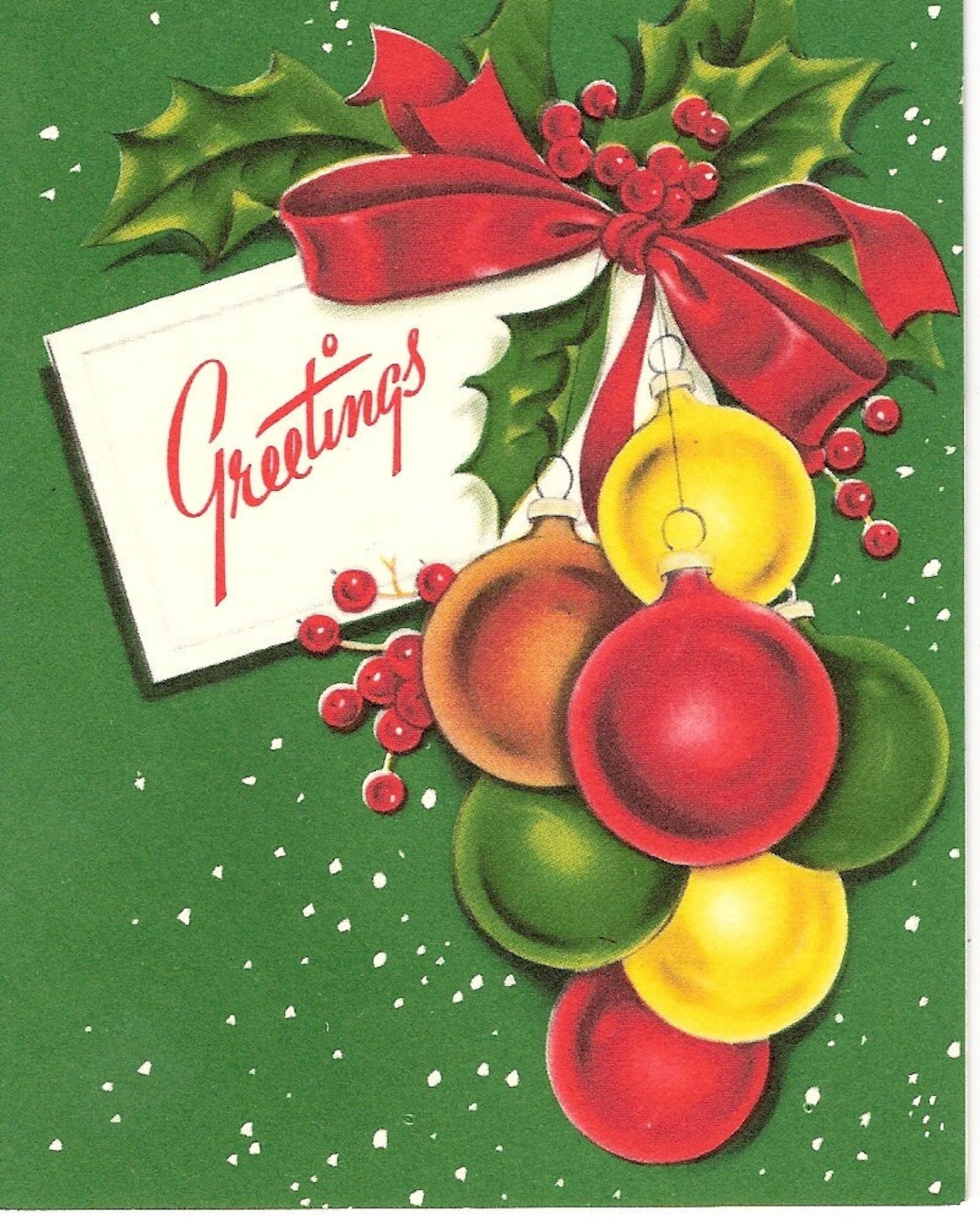 厳選されたヴィンテージクリスマスカードの表紙199点 - Etsy 日本