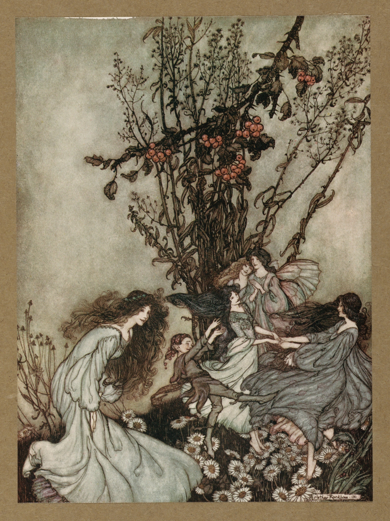 100 Magical and Fanciful Arthur Rackham Fairies, Fairyland, Wee Folk ...