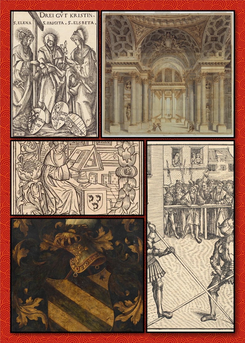Symbol Book Rennaisance 400 Historic Renaissance Book Pages, Maps, Architectural Design ...