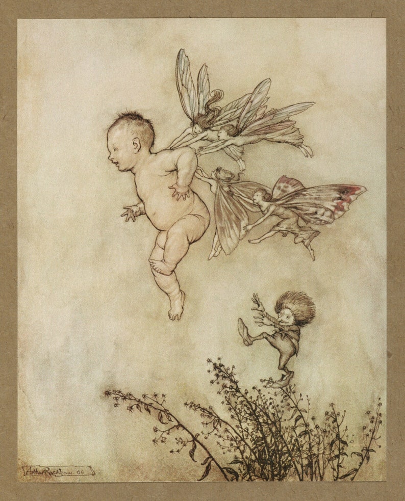 100 Magical and Fanciful Arthur Rackham Fairies, Fairyland, Wee Folk ...