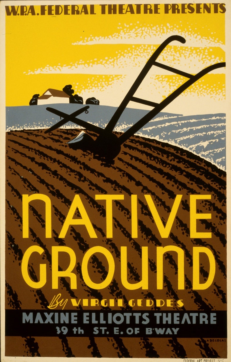 50 1930s-40s Theater Poster Graphics - Etsy