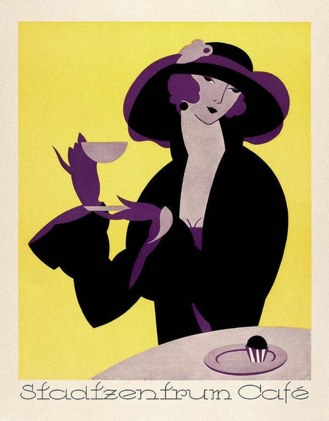 【年中無休】 Vintage 155 Tea Derived Graphics and Illustrations Posters, 絵画