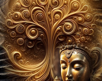 Softcover Journal Notebook - Buddha