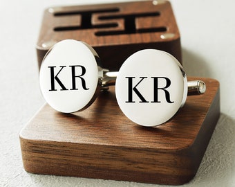 Personalized Cufflinks, Groomsmen Gifts, Custom Engraved Wedding Day Cufflinks, Grooms men Proposal, Bachelor Party Gift For Husband