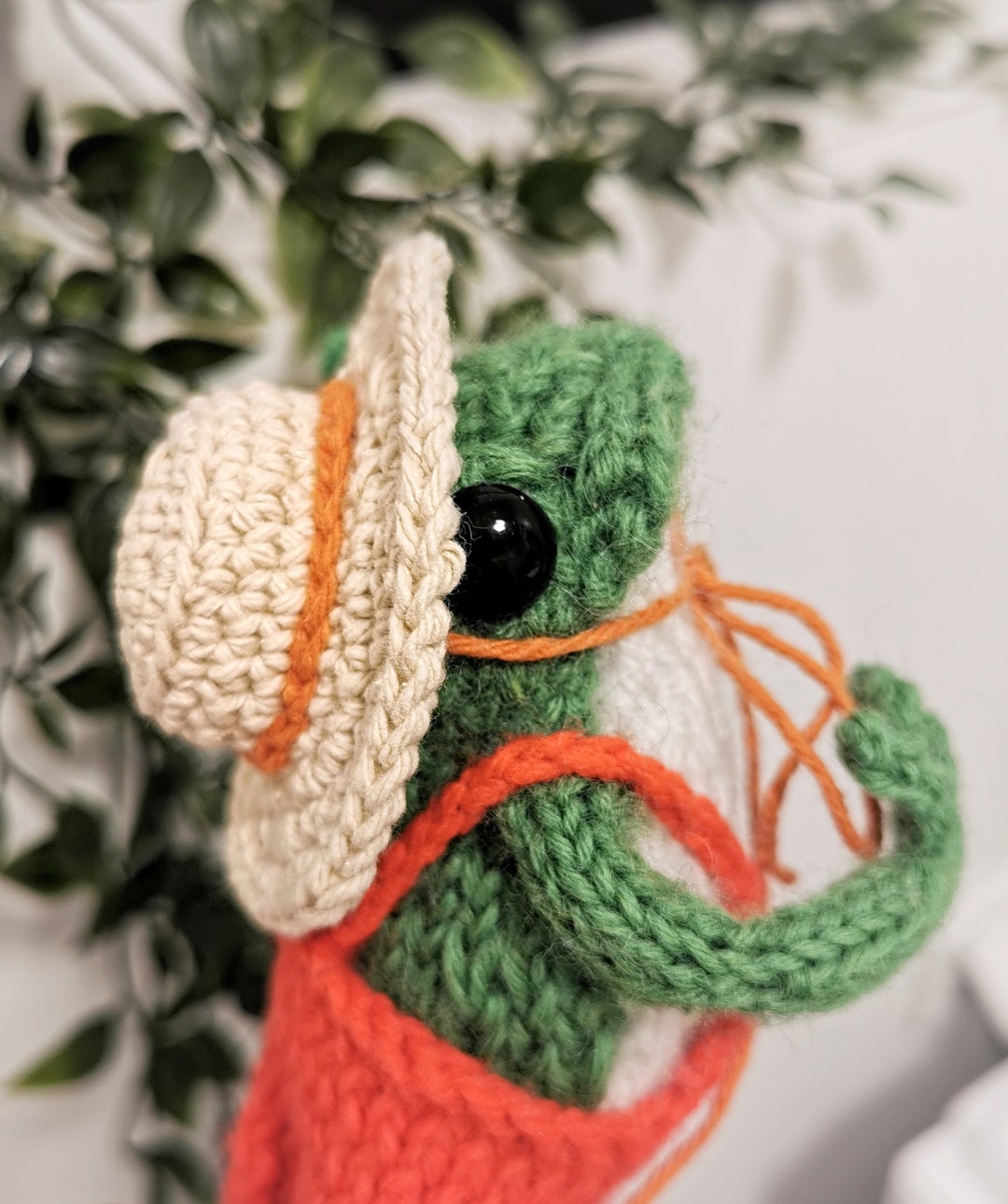 Straw Hat Pattern for Knitted Frog - Etsy France