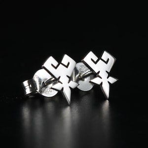 Mastery Mark Stud Earrings