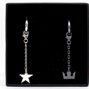 Crown and Star Earrings