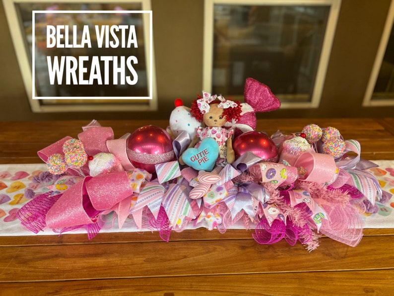 Candy Themed Centerpiece Featuring Handcrafted Gingerbread Etsy