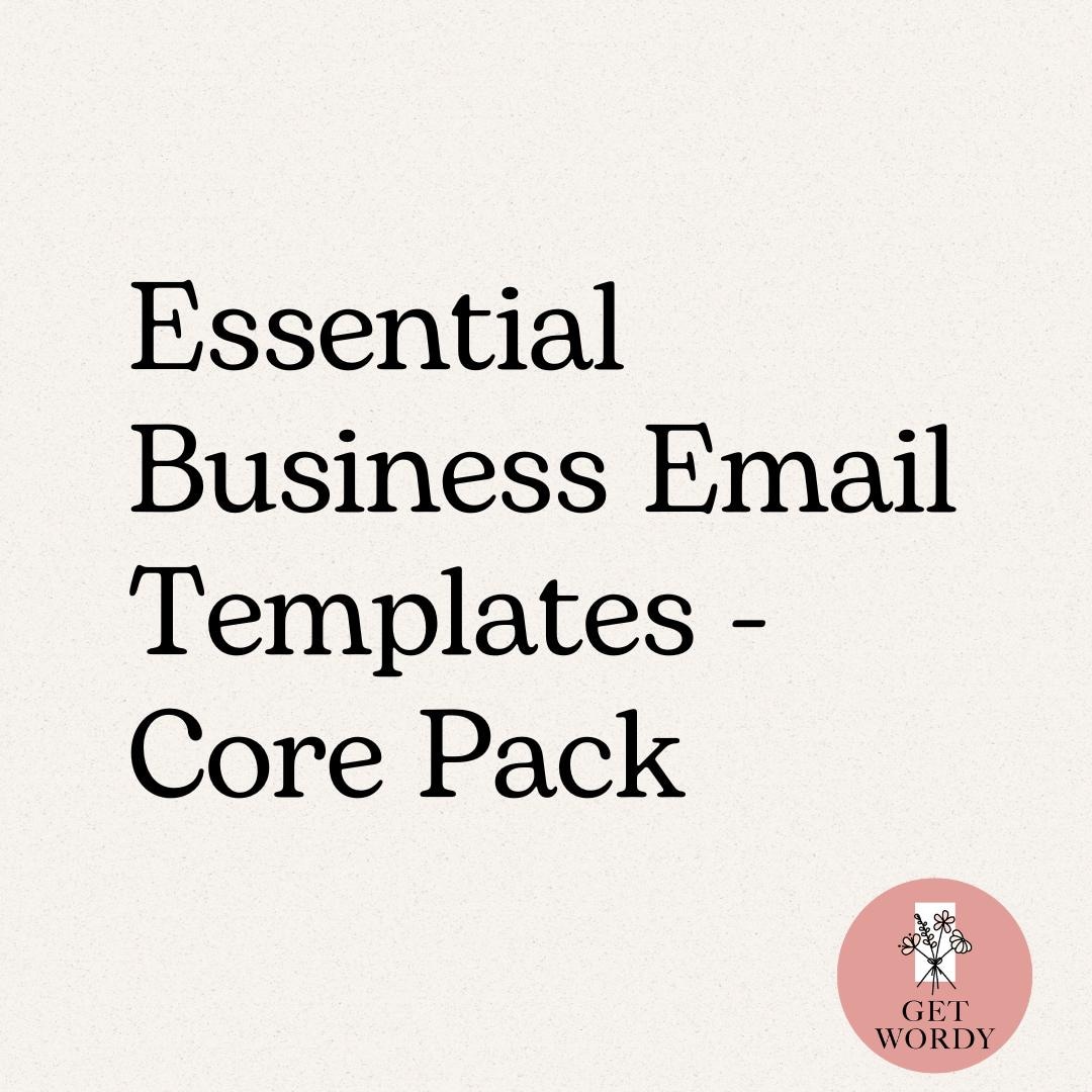 Complete Business Email Templates – Core Pack – 10 Editable Client ...