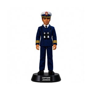 STL/3MF Digital File – Captain Johnson Vintage Style Figurine – 3D Printable Model – Instant Download Digital Product