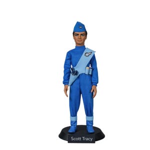 Archivo digital: Figura STL/3MF de Scott Tracy Thunderbirds. Impresión 3D. Colección de ciencia ficción retro. Modelo imprimible en 3D.