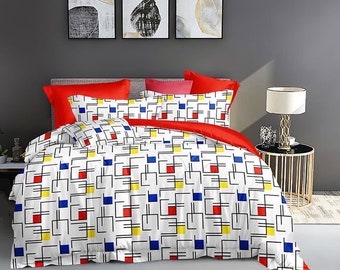 American Sheets Duvet Cover with 2 Pillow Cases