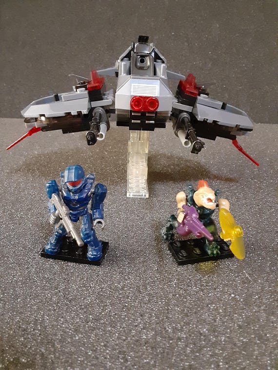 Halo Mega Bloks 97102 – UNSC Light Assault VTOL – Collectionneur – Occasion