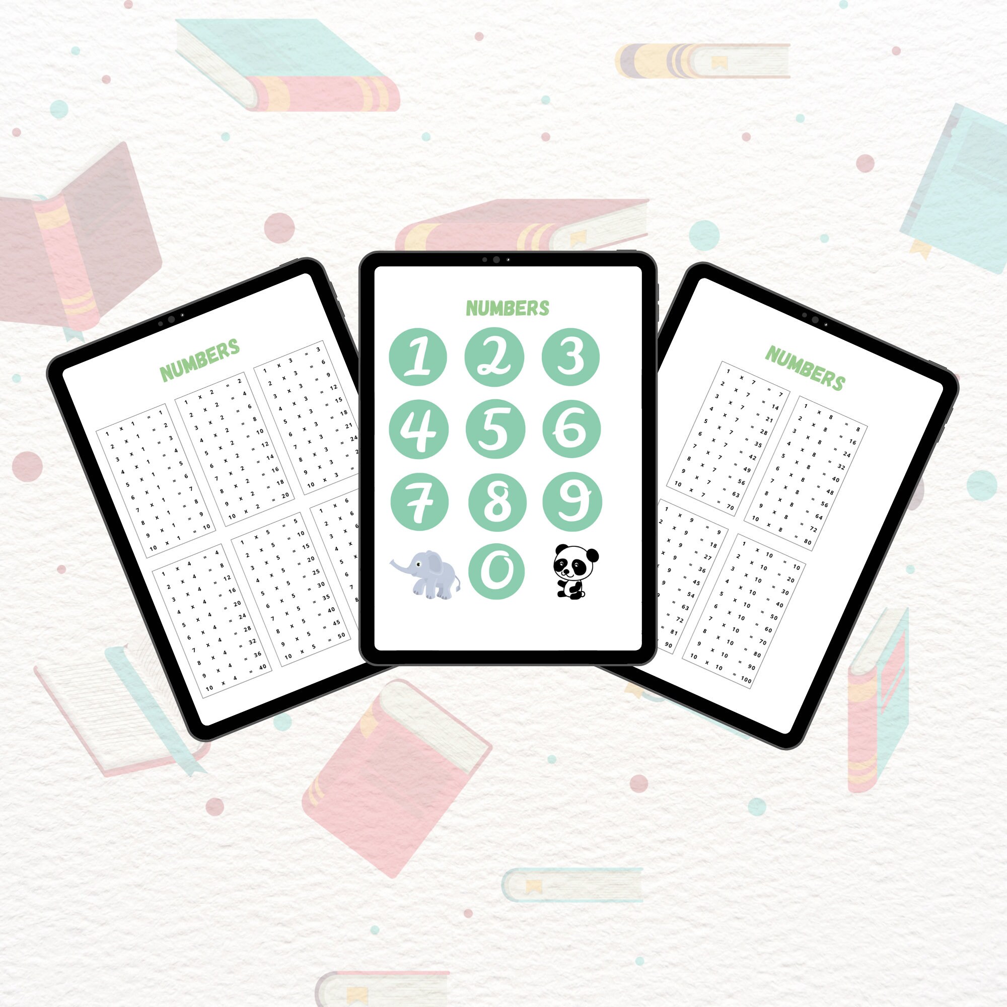 Printable Numbers Counting, Maths Worksheet Printable, Numbers 1-10 ...