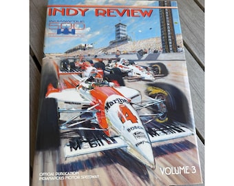 1993 Indy Review Indianapolis 500 IndyCar Series Yearbook Emerson Fittipaldi