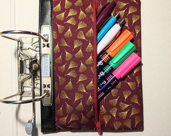 Pencil case for folders, folder bags