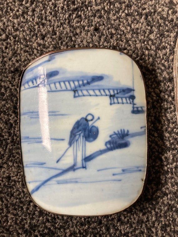 Chinese Porcelain Shard Trinket box - image 2