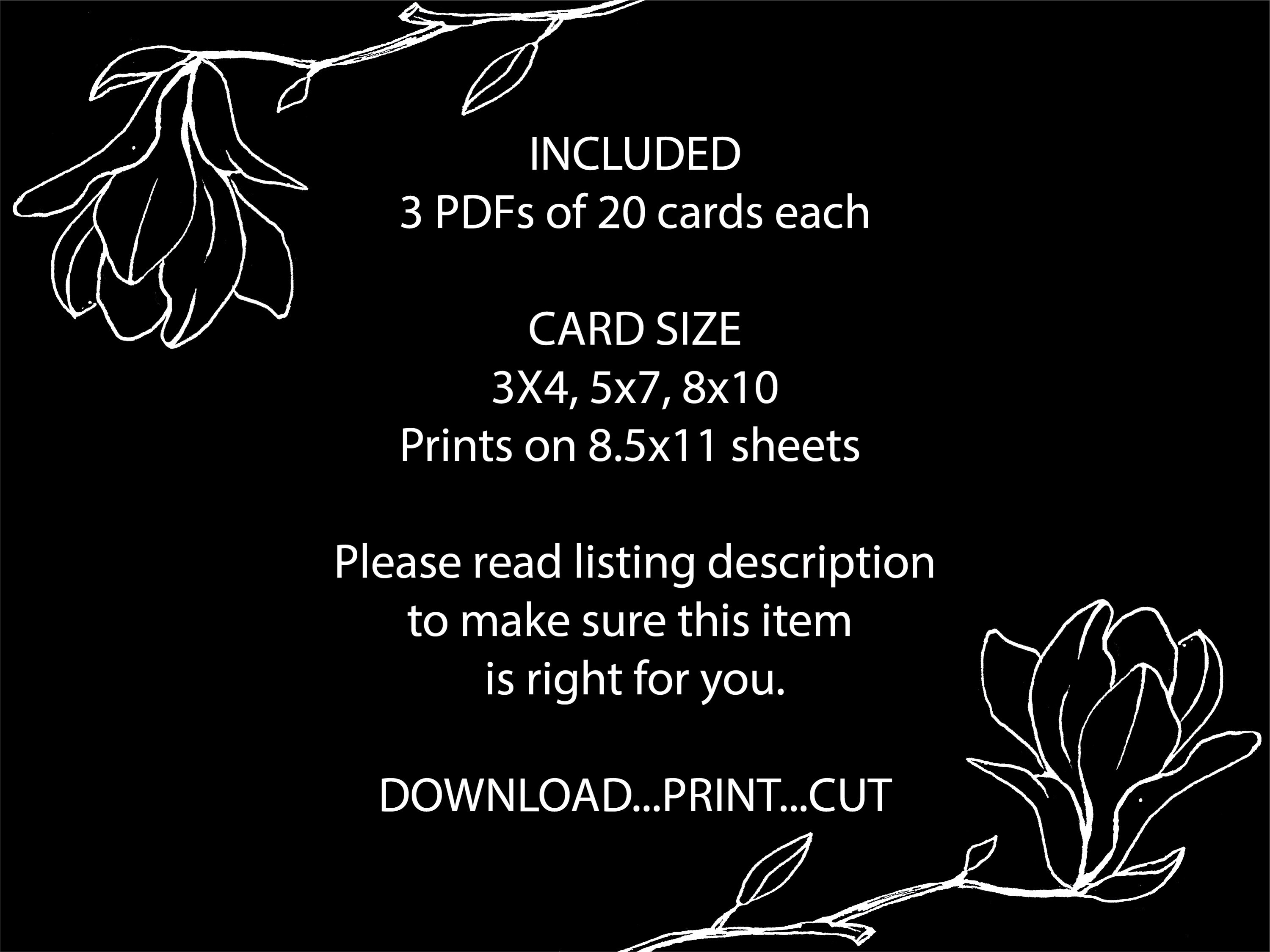 Printable Scripture Cards, Burgundy Watercolor Bible Verse Card Set ...