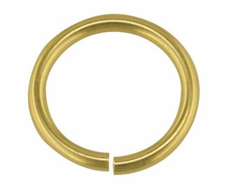 9ct Yellow Gold 5mm Jump Ring - Open 5mm Jump Ring - O Ring Jewellery Fastener