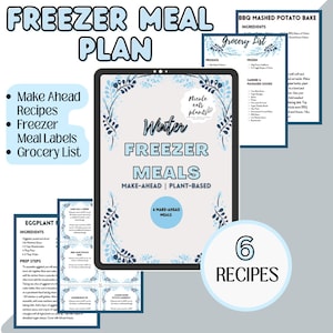 Printable Freezer Meal and Inventory Sticker Labels | Labels for Make Ahead  Meals