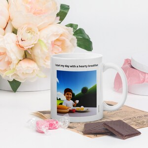 Kids Breakfast glossy mug