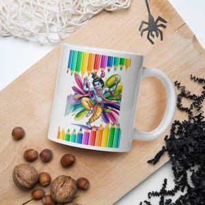 Mug krishna watercolor