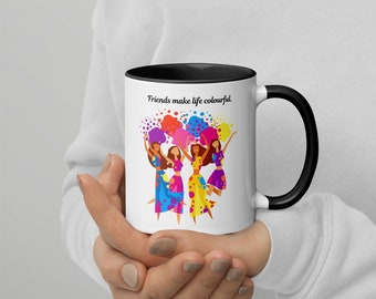 Rainbow ceramic mug for Coffee, Tea, Your Favorite Daily Brew and More......