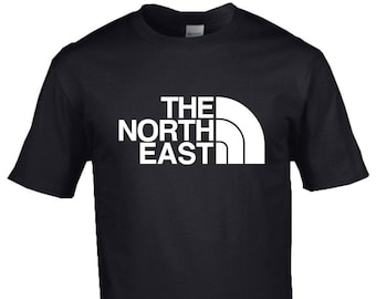 North East Regional pride North Face inspired Premium cotton T-shirt